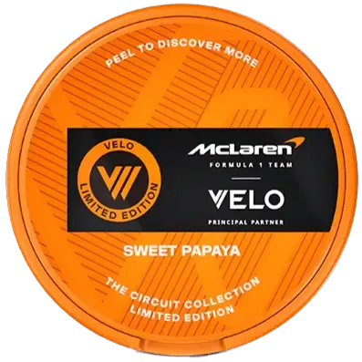 VELO McLaren Sweet Papaya – Snusbox