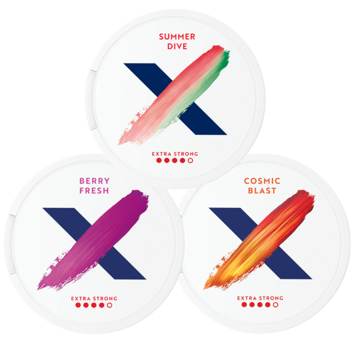 X Tropical Mix | Mix-Pack-Nicotine Pouches-SnusBox