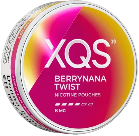 XQS Berrynana Twist 8MG-Nicotine Pouches-SnusBox