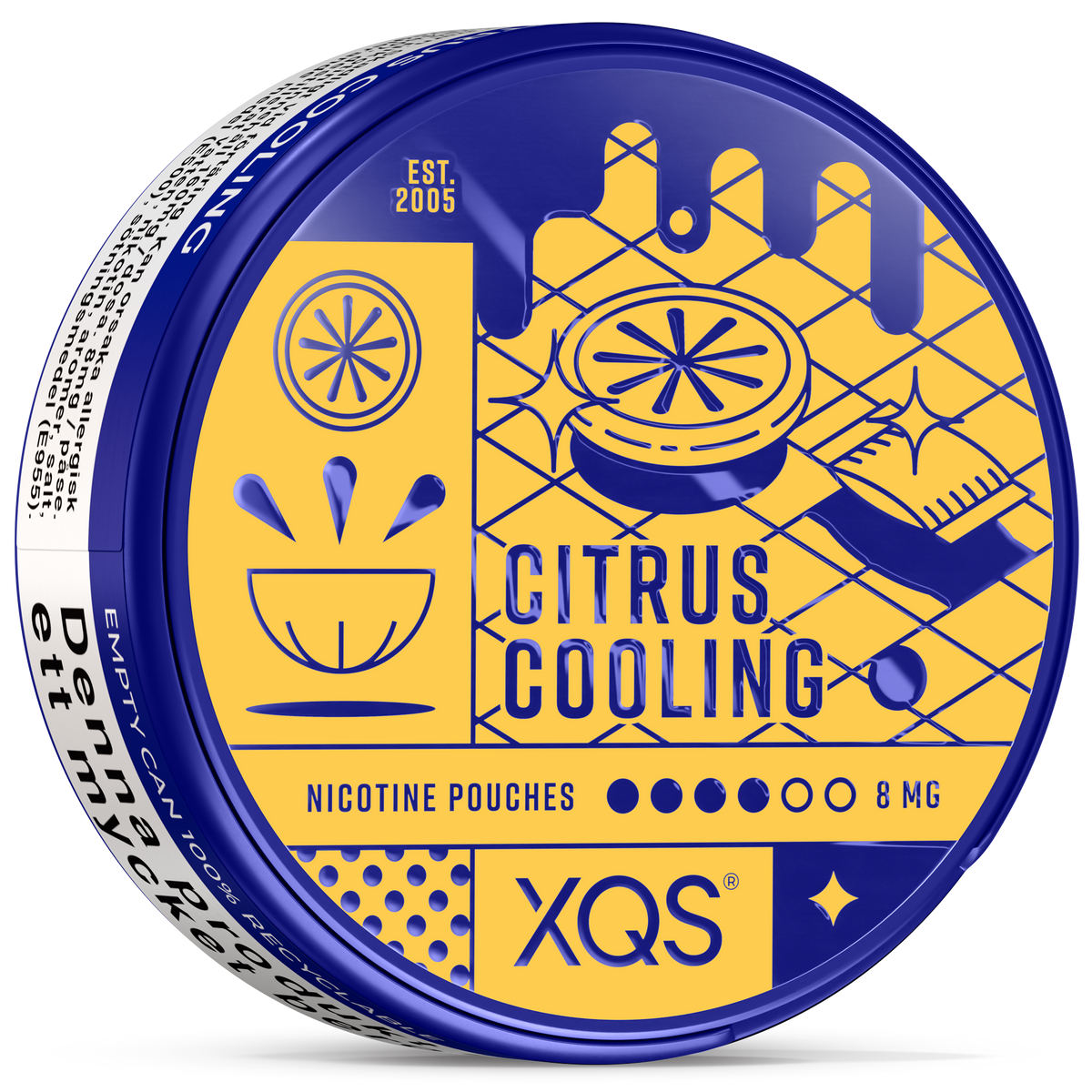 XQS Citrus Cooling Strong – Snusbox