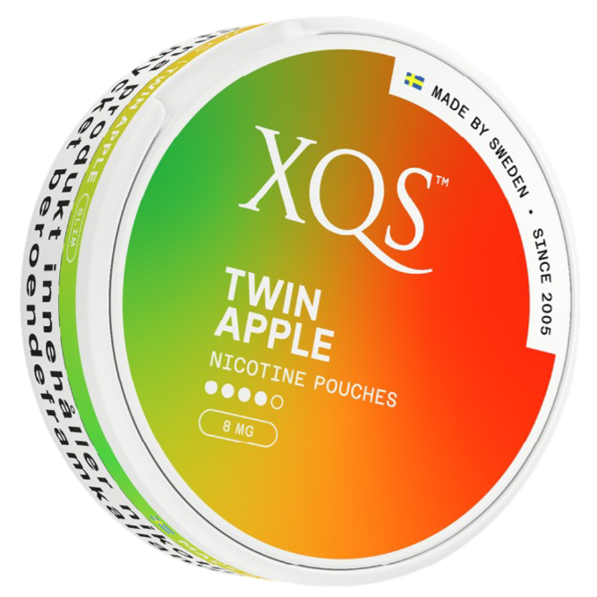 XQS Twin Apple Strong – Snusbox