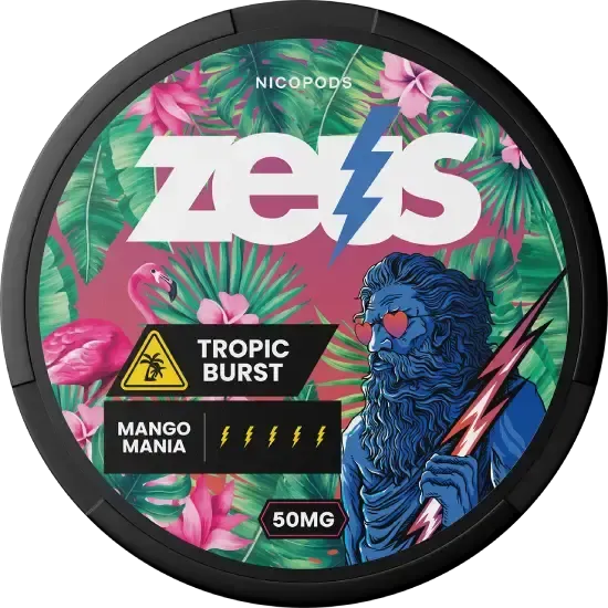 Zeus Tropic Burst Extra Strong-Nicotine Pouches-SnusBox