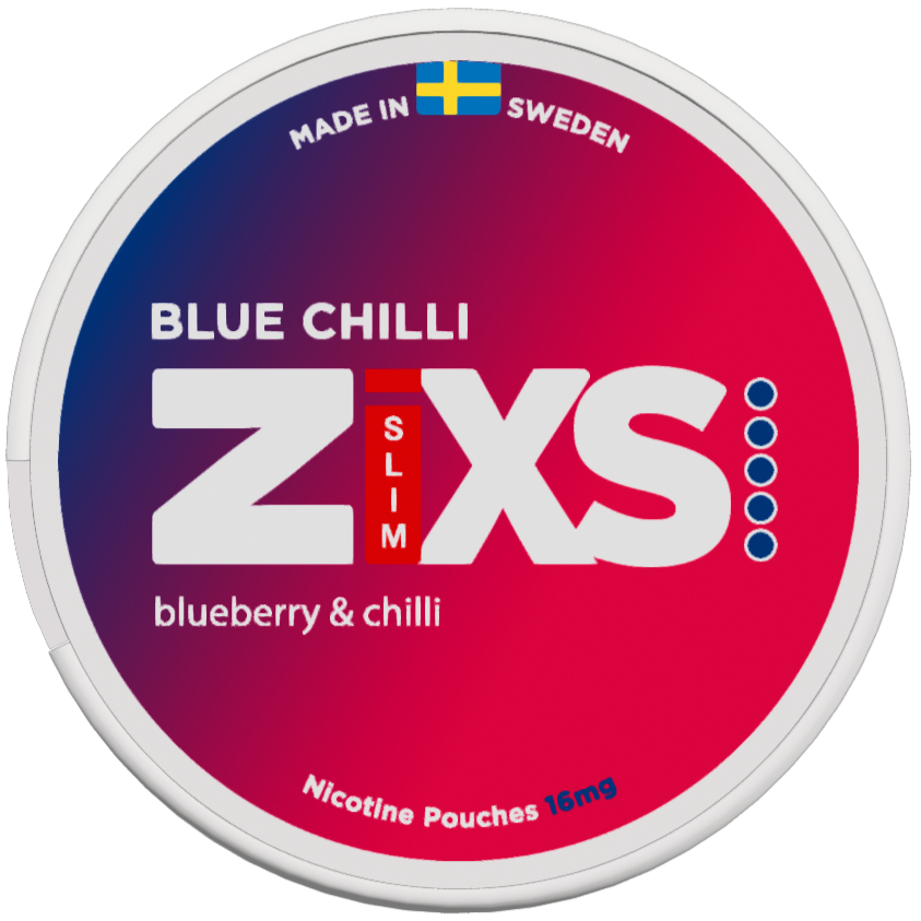 Zixs Blue Chilli Slim-Nicotine Pouches-SnusBox