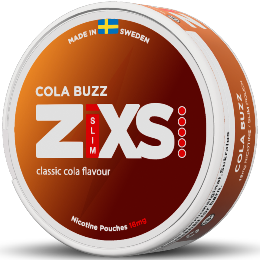 Zixs Cola Buzz Slim-Nicotine Pouches-SnusBox