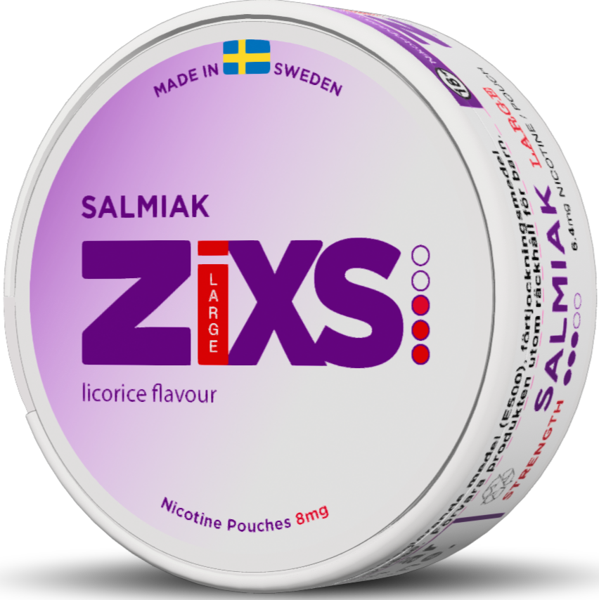 Zixs Salmiak-Nicotine Pouches-SnusBox