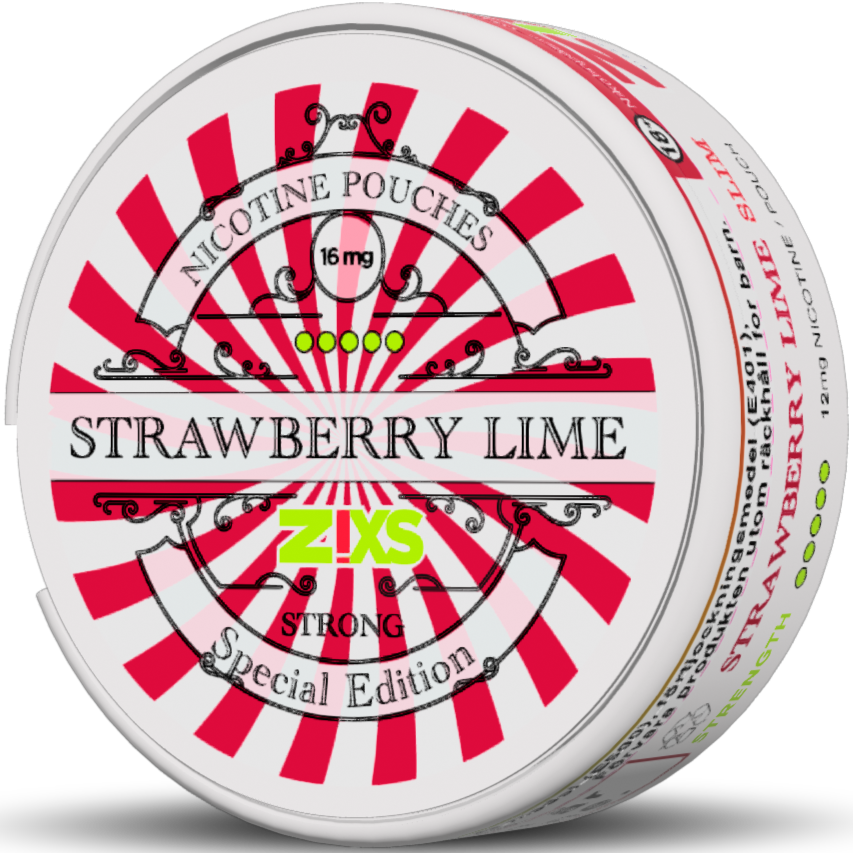 Zixs Strawberry Lime Slim – Snusbox