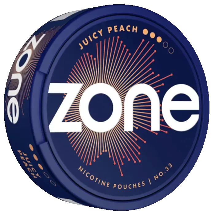 Zone Juicy Peach Strong-Nicotine Pouches-SnusBox