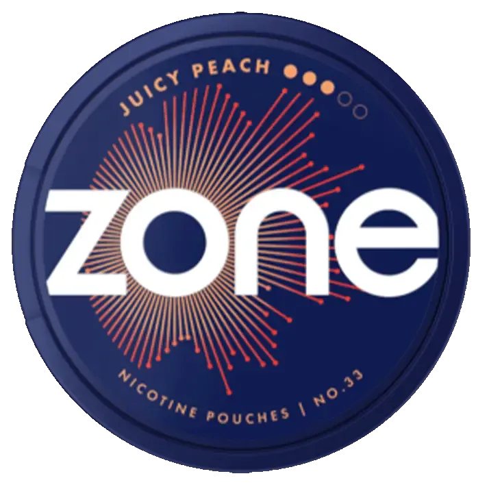 Zone Juicy Peach Strong-Nicotine Pouches-SnusBox