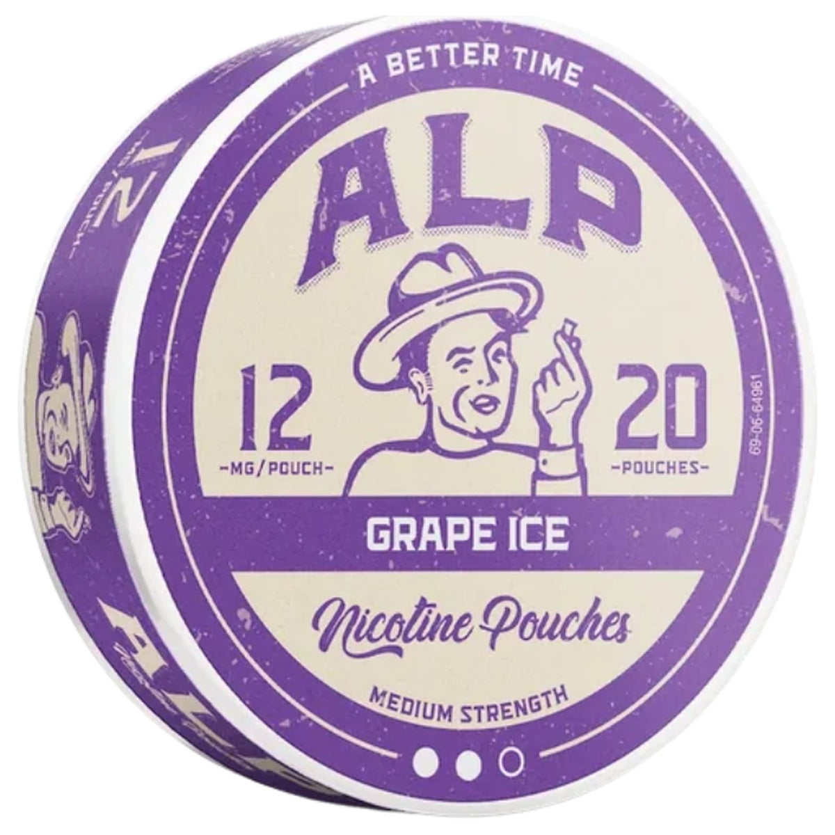 Alp Grape Ice 12mg-Nicotine Pouches-SnusBox.eu