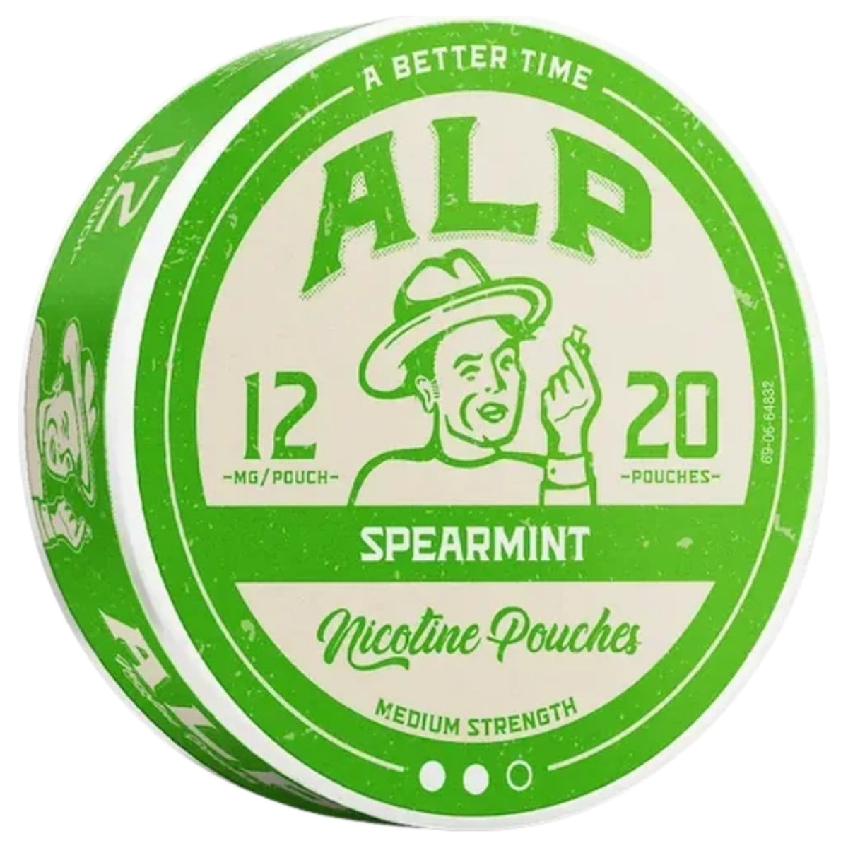 Alp Spearmint 12mg-Nicotine Pouches-SnusBox.eu