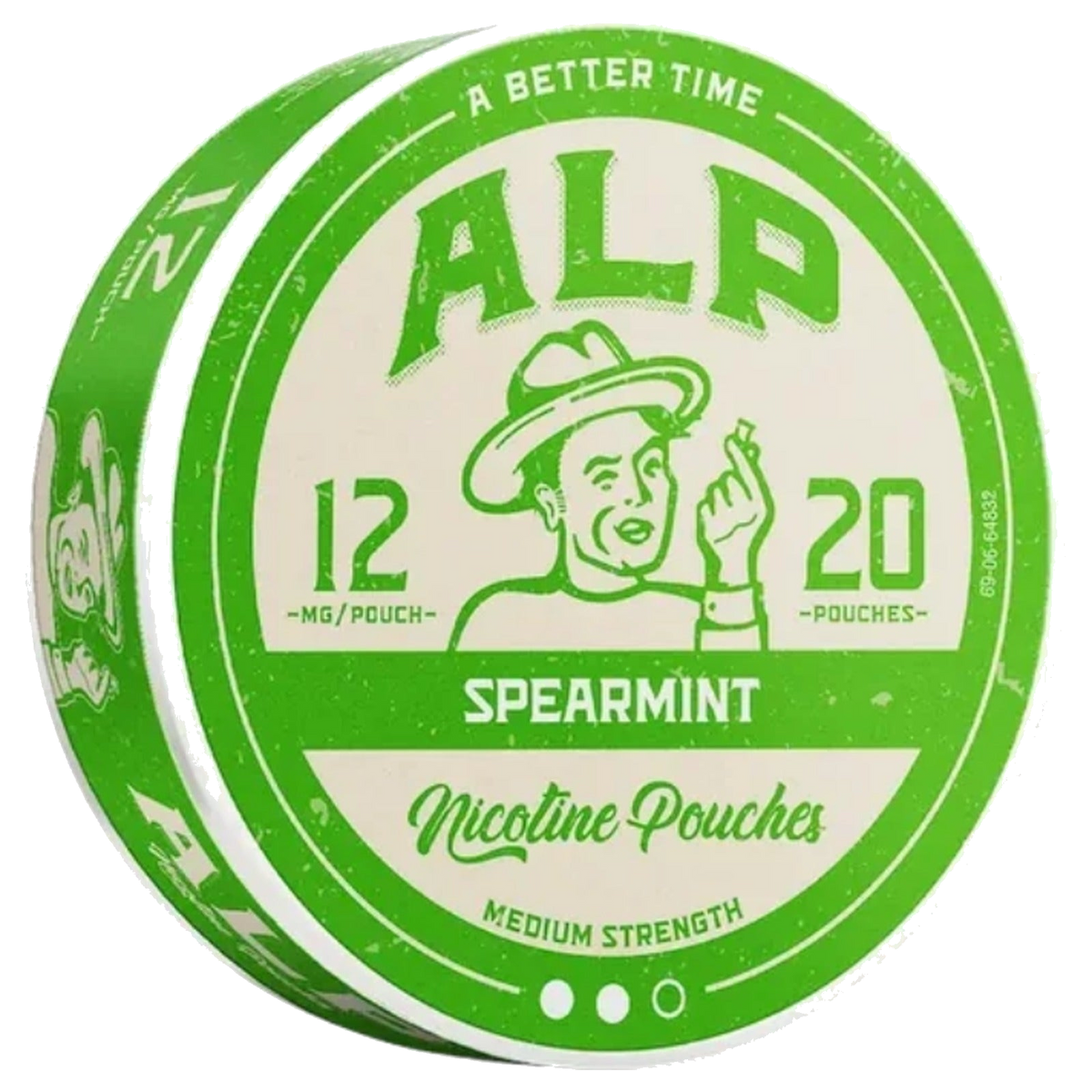 Alp Spearmint 12mg-Nicotine Pouches-SnusBox.eu
