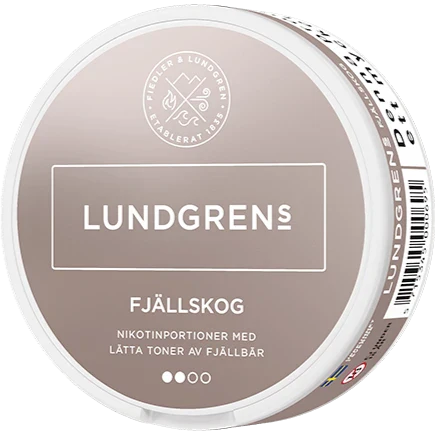Lundgrens Fjällskog All White – Snusbox
