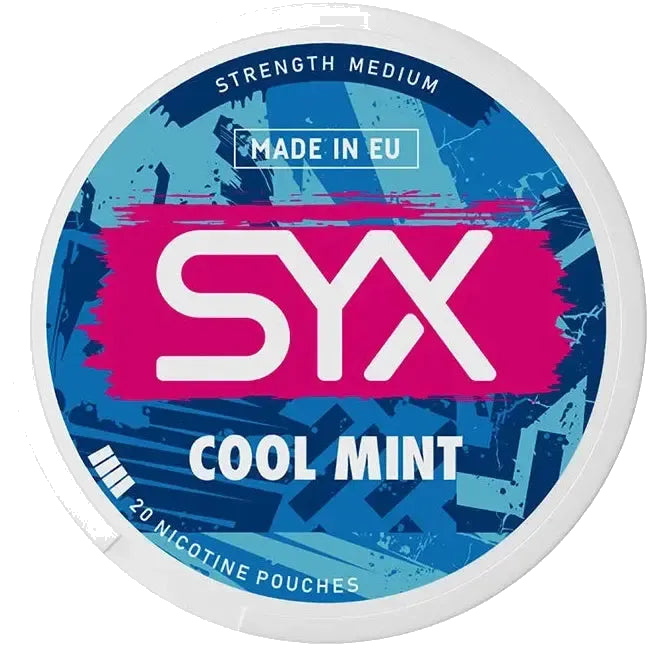 SYX Cool Mint Medium-Nicotine Pouches-SnusBox