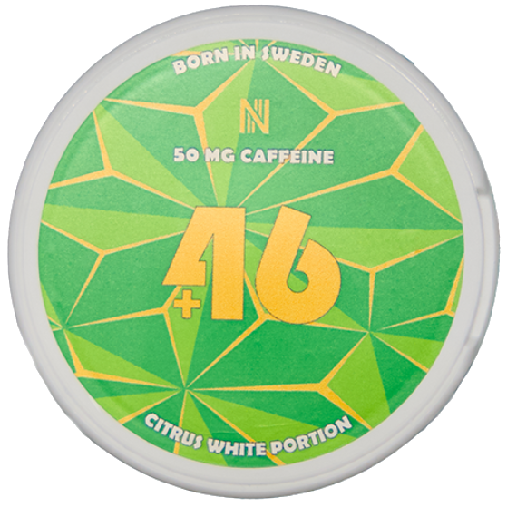 '+46 Citrus-Caffeine Pouch-SnusBox