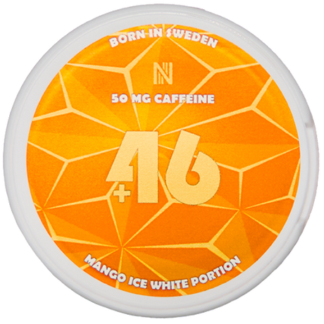 '+46 Mango Ice-Caffeine Pouch-SnusBox