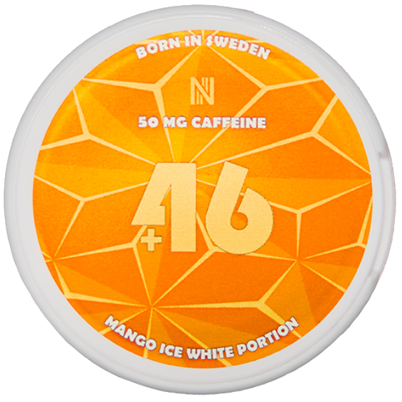 '+46 Mango Ice-Caffeine Pouch-SnusBox