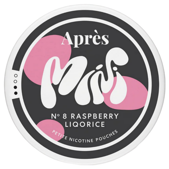Après Raspberry Liquorice Mini-Nicotine Pouches-SnusBox