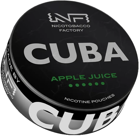 CUBA Black Apple Juice-Nicotine Pouches-SnusBox