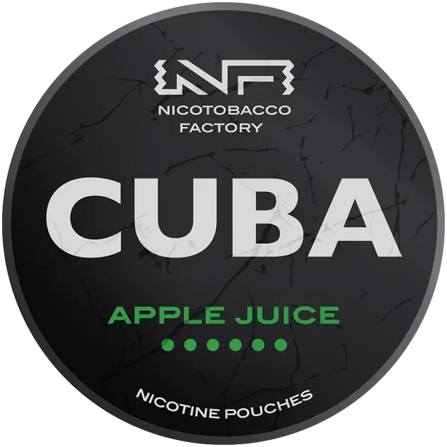 CUBA Black Apple Juice-Nicotine Pouches-SnusBox