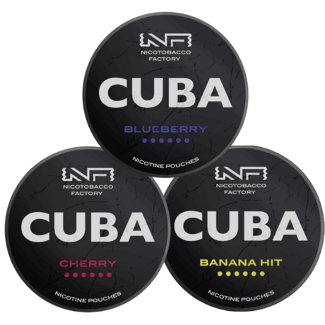 CUBA Black | Mix-Pack-Nicotine Pouches-SnusBox