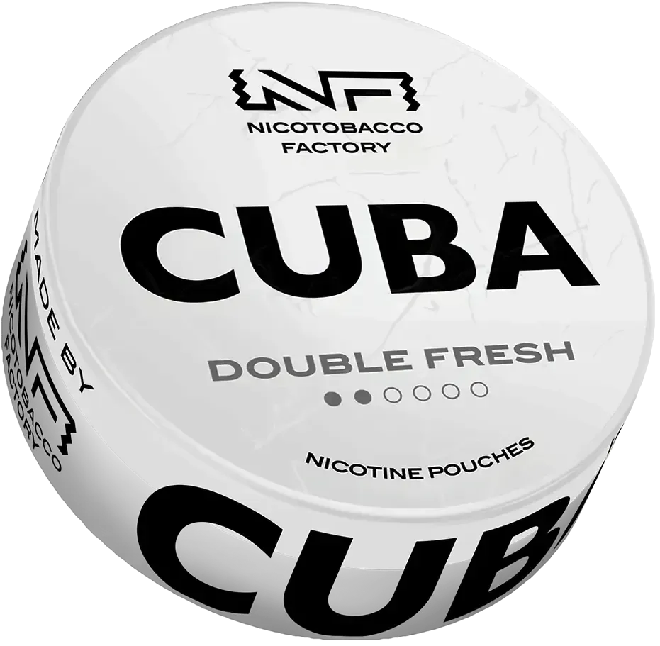 CUBA White Double Fresh-Nicotine Pouches-SnusBox