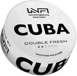 CUBA White Double Fresh-Nicotine Pouches-SnusBox