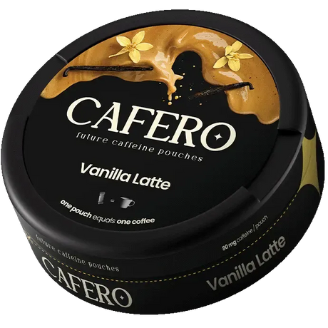 Cafero Vanilla Latte-Caffeine Pouch-SnusBox