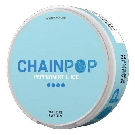 Chainpop Peppermint & Ice-Nicotine Pouches-SnusBox