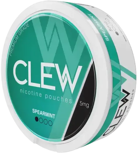 Clew Spearmint 5mg-Nicotine Pouches-SnusBox
