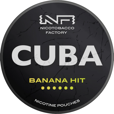 Cuba Black Banana Hit-Nicotine Pouches-SnusBox