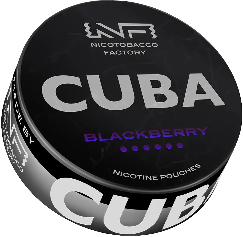 Cuba Black Blackberry-Nicotine Pouches-SnusBox