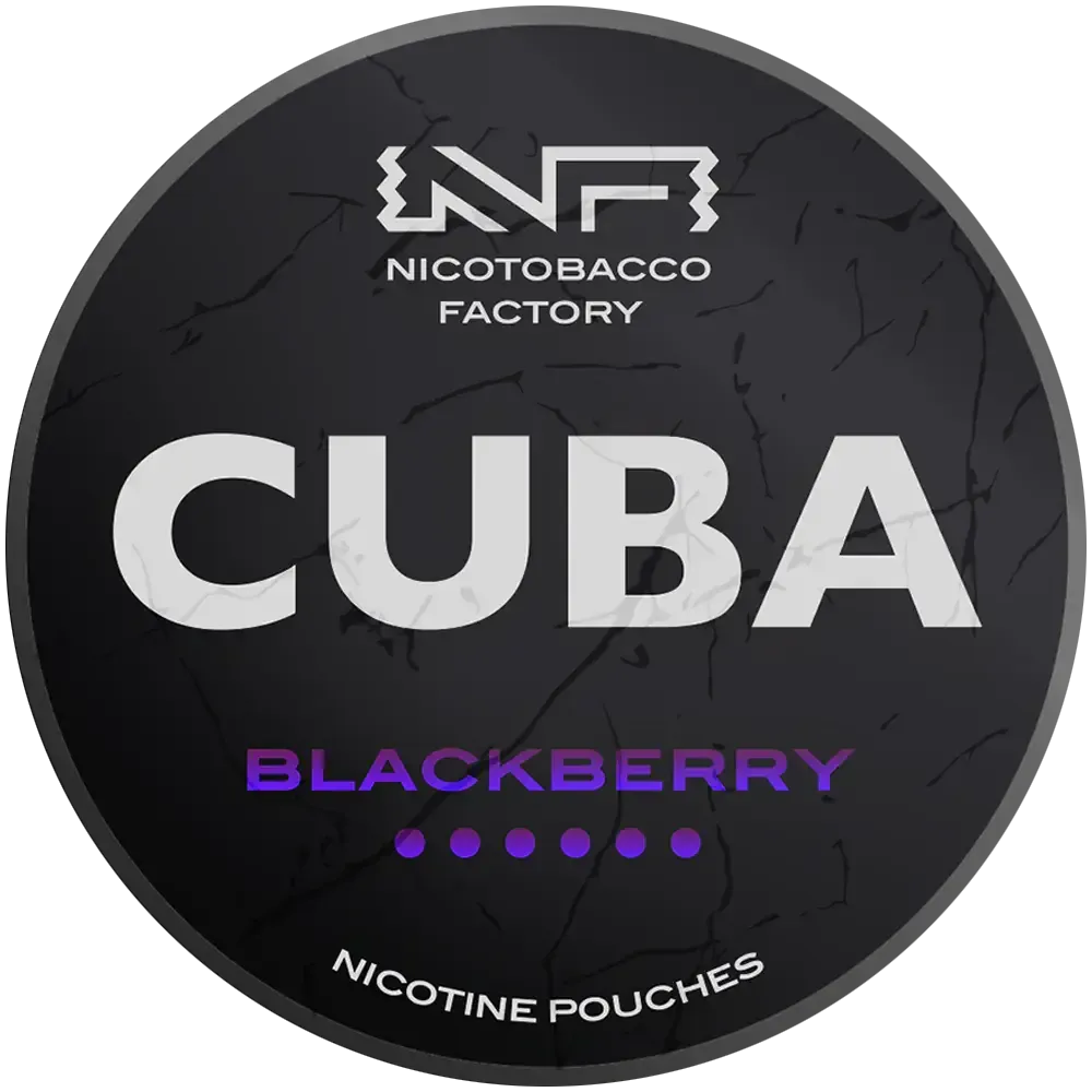 Cuba Black Blackberry-Nicotine Pouches-SnusBox