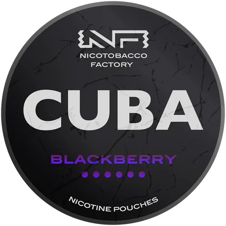 Cuba Black Blackberry-Nicotine Pouches-SnusBox