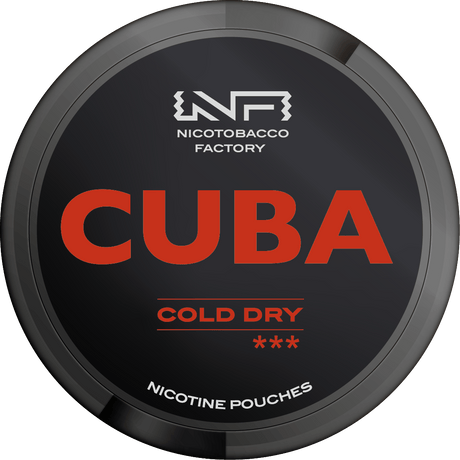 Cuba Black Cold Dry-Nicotine Pouches-SnusBox