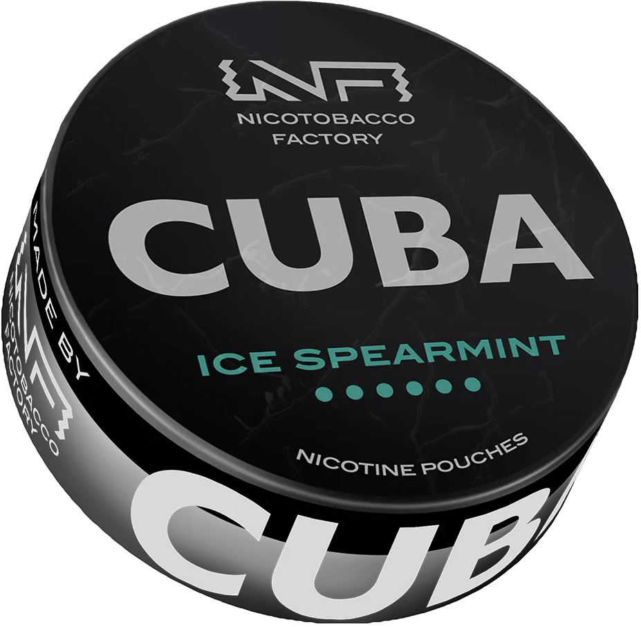 Cuba Black Ice Spearmint-Nicotine Pouches-SnusBox