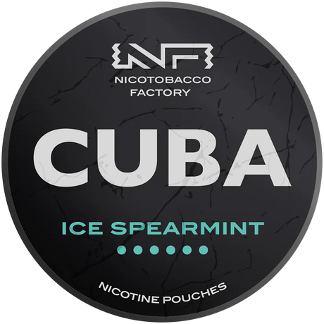 Cuba Black Ice Spearmint-Nicotine Pouches-SnusBox