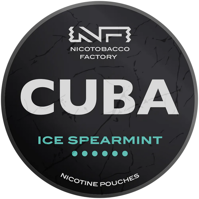 Cuba Black Ice Spearmint-Nicotine Pouches-SnusBox