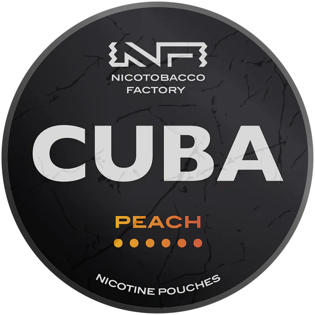 Cuba Black Peach-Nicotine Pouches-SnusBox