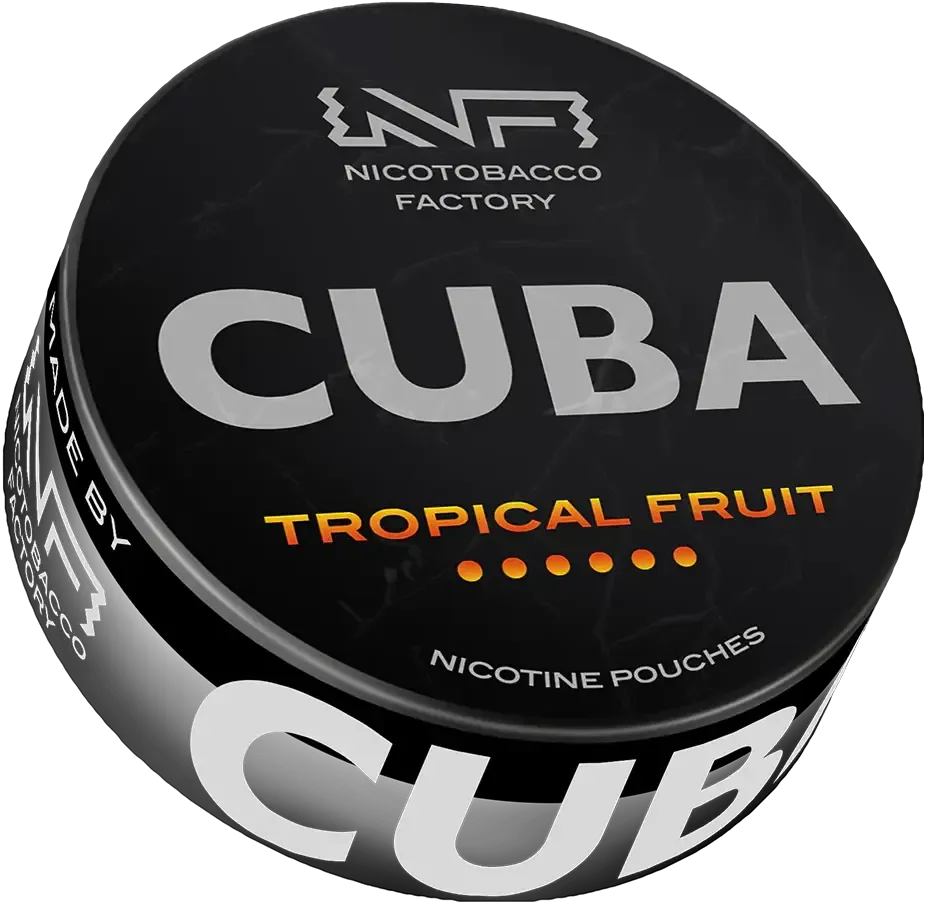 Cuba Black Tropical Fruit-Nicotine Pouches-SnusBox