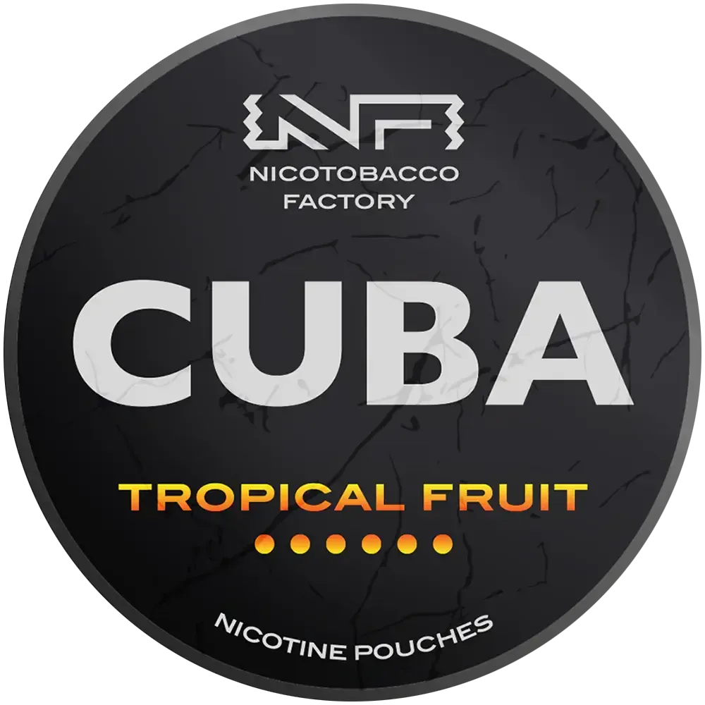 Cuba Black Tropical Fruit-Nicotine Pouches-SnusBox