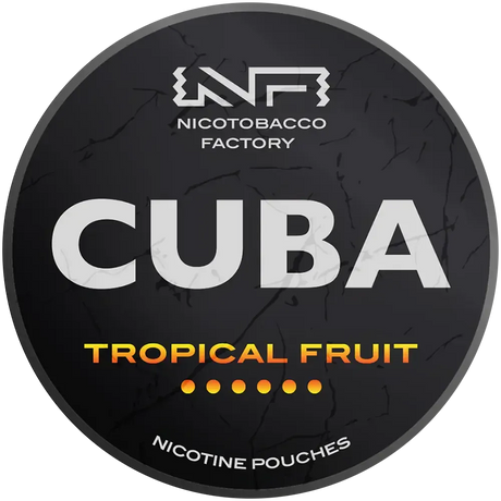 Cuba Black Tropical Fruit-Nicotine Pouches-SnusBox