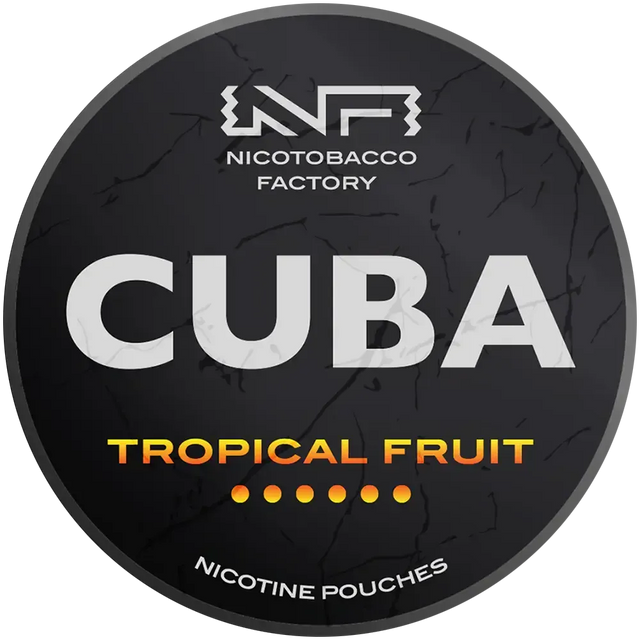 Cuba Black Tropical Fruit-Nicotine Pouches-SnusBox