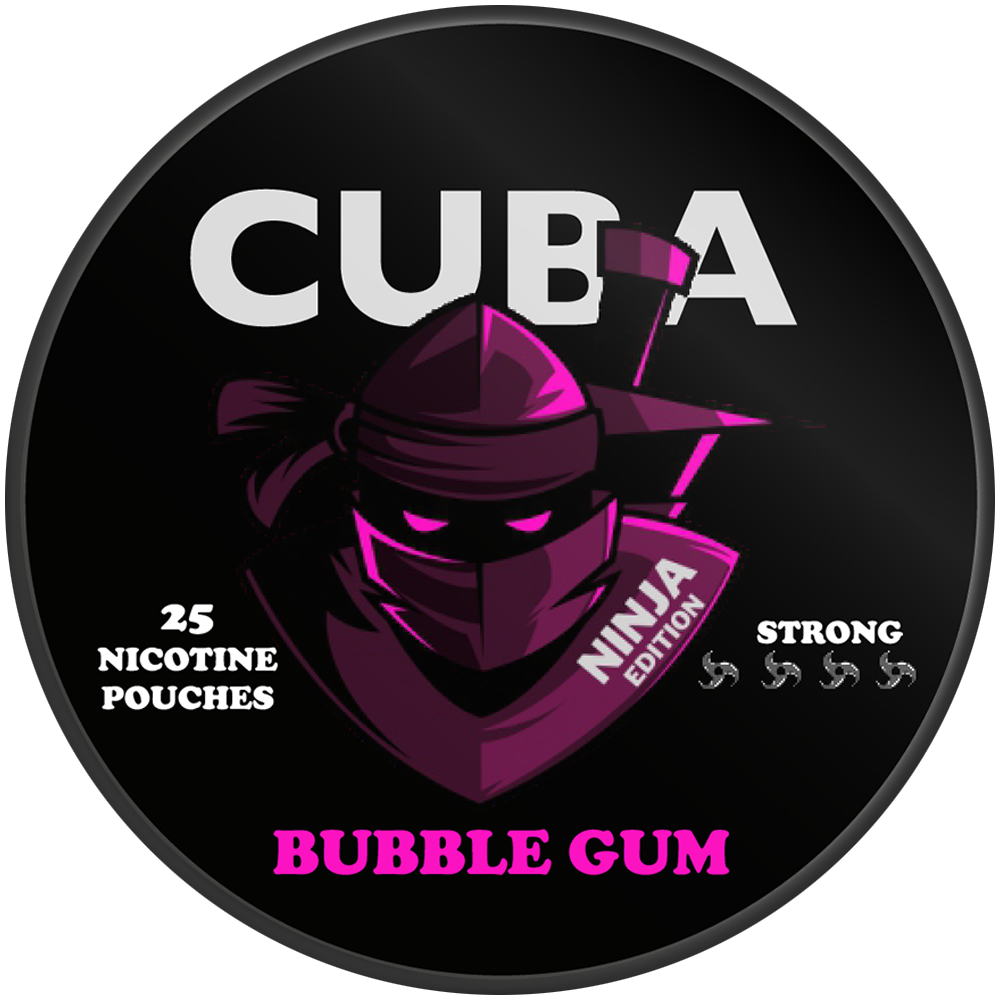 Cuba Ninja Bubble Gum-Nicotine Pouches-SnusBox