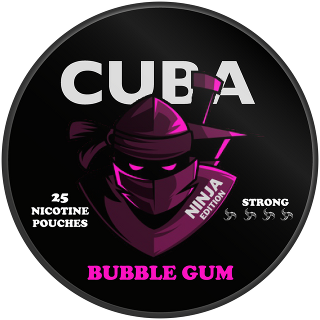 Cuba Ninja Bubble Gum-Nicotine Pouches-SnusBox