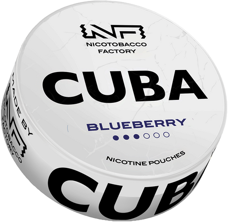 Cuba White Blueberry-Nicotine Pouches-SnusBox