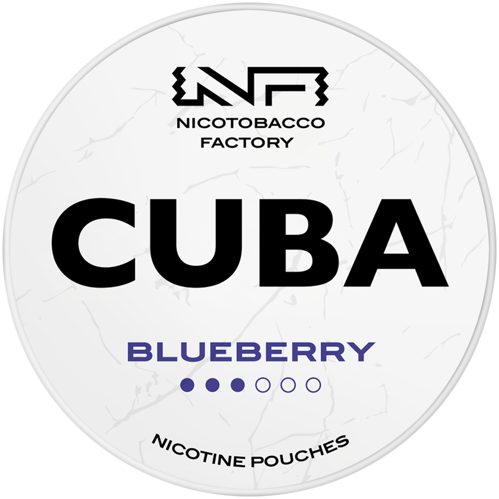 Cuba White Blueberry-Nicotine Pouches-SnusBox