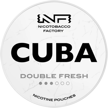 Cuba White Double Fresh-Nicotine Pouches-SnusBox