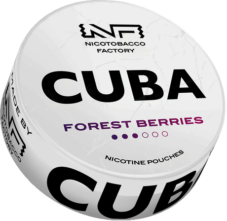 Cuba White Forest Berries-Nicotine Pouches-SnusBox