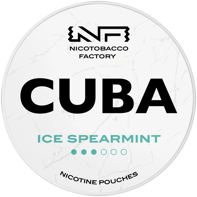Cuba White Ice Spearmint-Nicotine Pouches-SnusBox