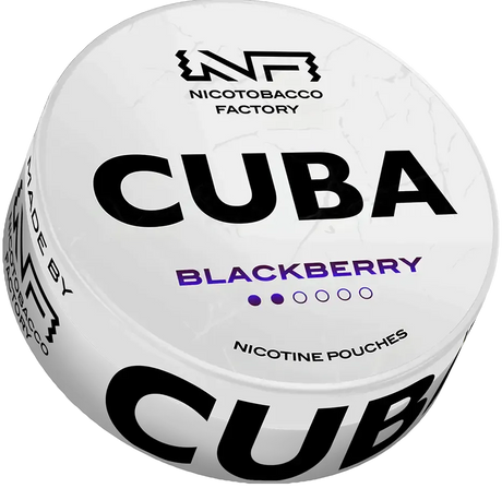 Cuba White Low Blackberry-Nicotine Pouches-SnusBox